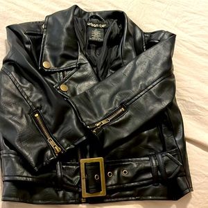 Small black polyvinyl jacket